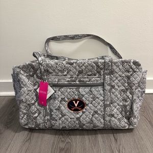Vera Bradley University of Virginia Collegiate Large Travel Duffel Bag